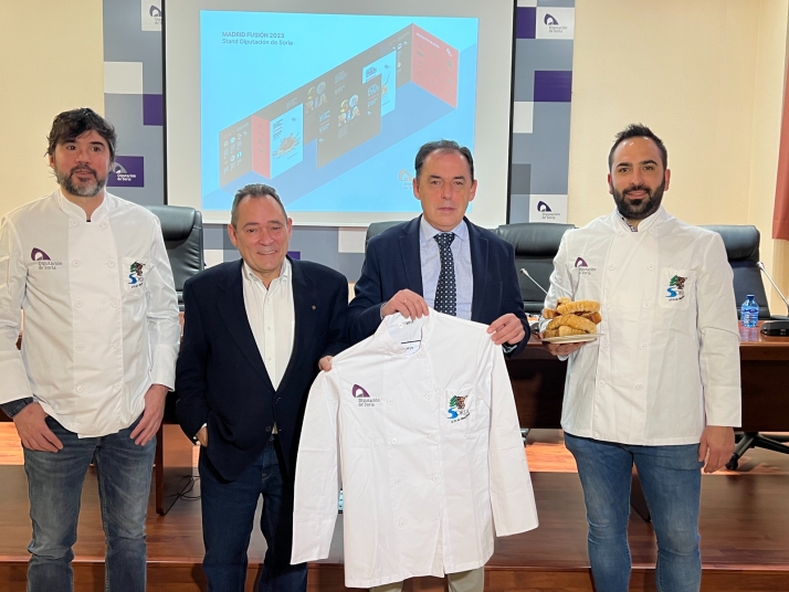 Un trío de ases para vender la gastronomía de Soria en Madrid Fusión 