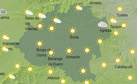 Cielos despejados pero con temperaturas bajas en Soria