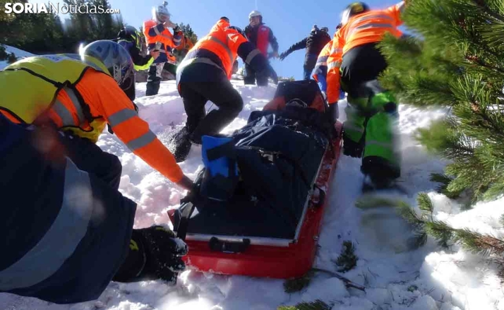 FOTOS | Jornada de simulacro con Moto de Nieve Urbión