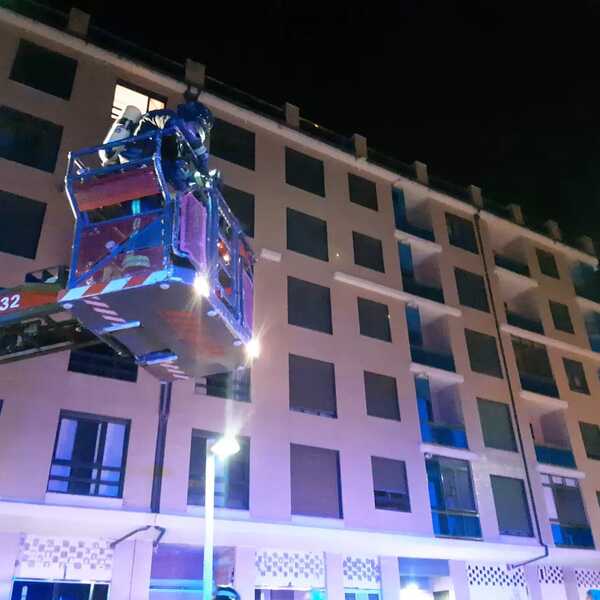 Cinco personas afectadas por inhalación de humo en León