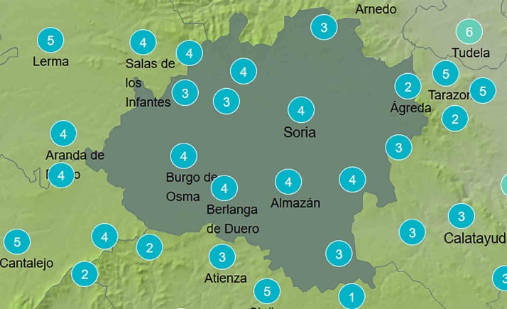 El tiempo en Soria: Vuelven a descender las mínimas