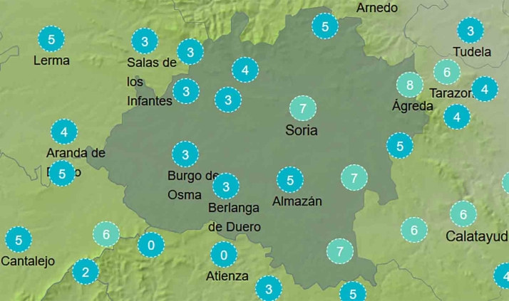 El tiempo en Soria: Martes estable