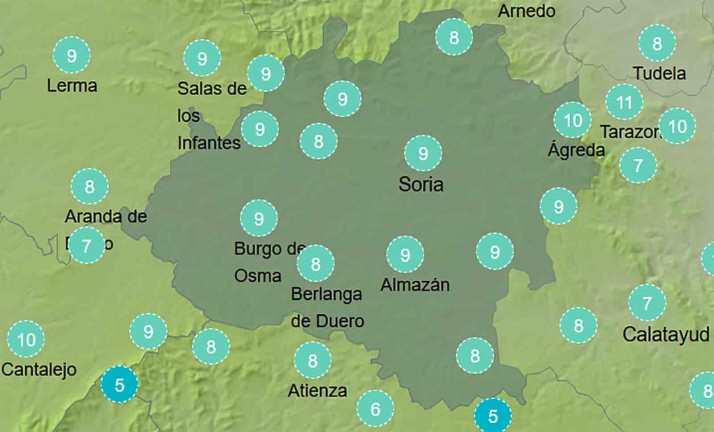 El tiempo en Soria: Sol para este Jueves Lardero