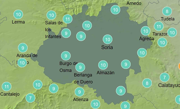 El tiempo en Soria: Mejoría de temperaturas