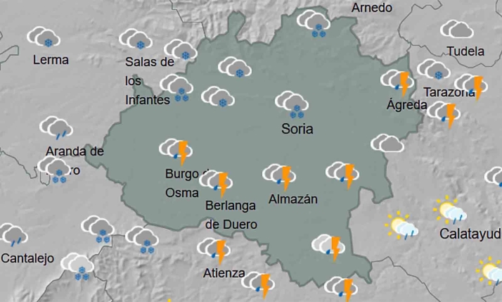 El tiempo: Posibilidad de  nieve en cualquier cota