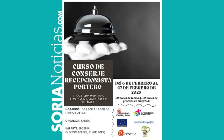 FADISO desarrolla un curso de conserje-recepcionista para personas con discapacidad