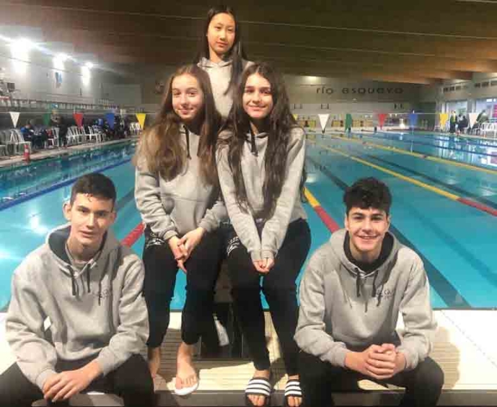 Diez medallas para el Natación Soriano en Valladolid