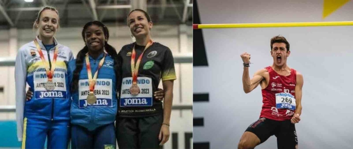Dos estudiantes del Campus de Soria, campeones de España sub23 de atletismo en pista cubierta