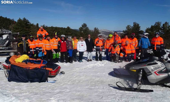 Culminan con éxito las prácticas de rescate de alta montaña en Santa Inés