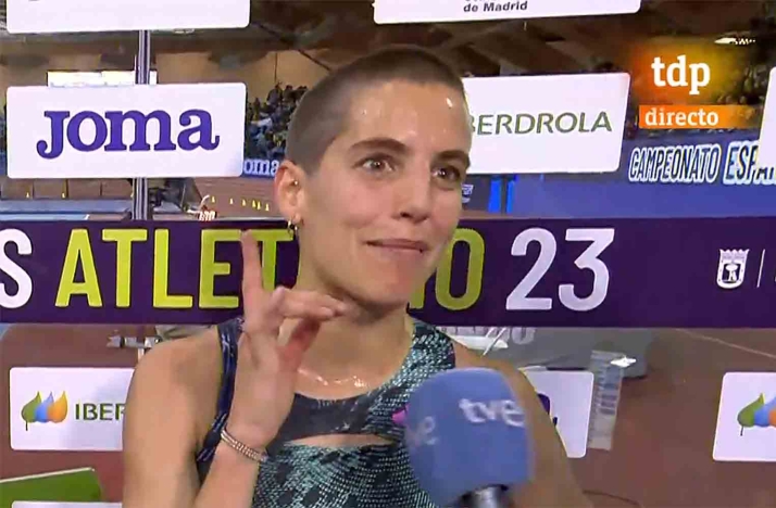 La soriana, tras su victoria. /TDP