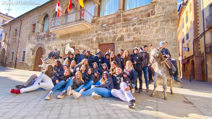 Los quintos de Agreda han celebrado este fin de semana su fiesta