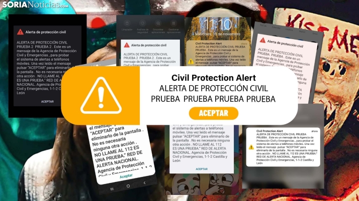 La alarma que sonó en noviembre en los teléfonos de Castilla y León, será mañana una realidad en toda España