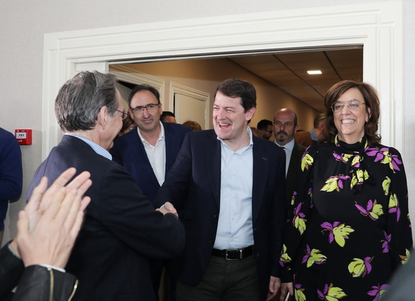 Mañueco sobre el Corredor Atlántico: ninguna provincia de Castilla y León se va a quedar atrás