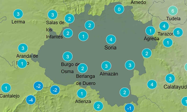 El tiempo: Mejoría diurna en los termómetros