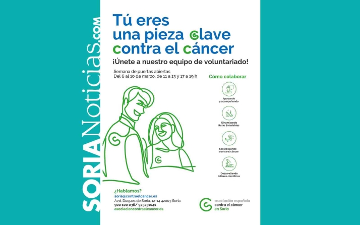 La AECC en Soria celebra su semana por el voluntariado