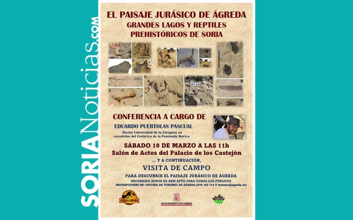 El sábado, conferencia sobre el Jurásico de Ágreda