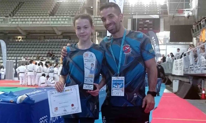La joven soriana Leonor Blázquez, bronce en la Supercopa de Judo