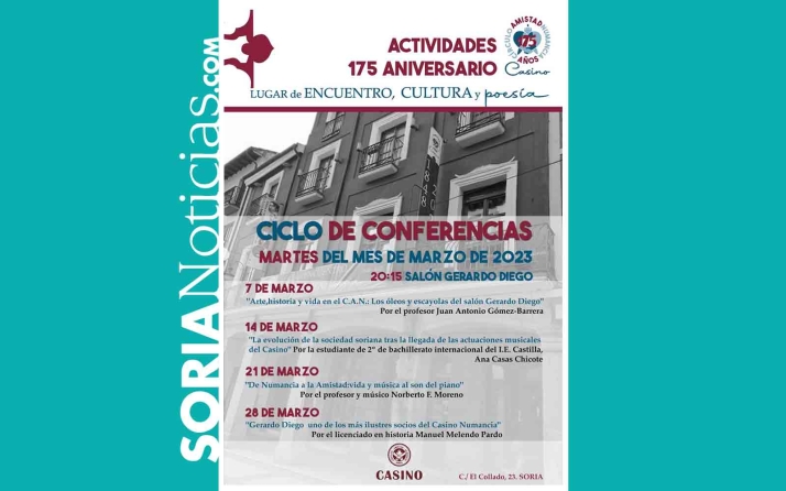 Este martes, conferencia sobre la evolución social que imprimió el Casino 