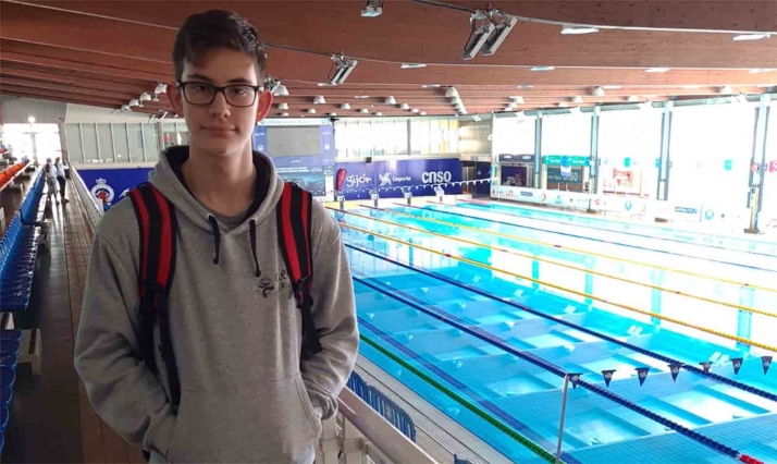 El nadador soriano Álvaro Rubio, en la élite nacional