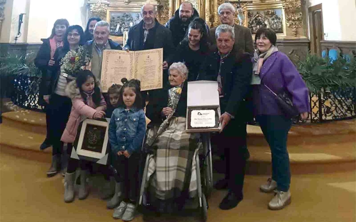 Largas y recordadas vivencias de Emérita Mateo, de Alcubilla de Avellaneda, en su siglo de vida