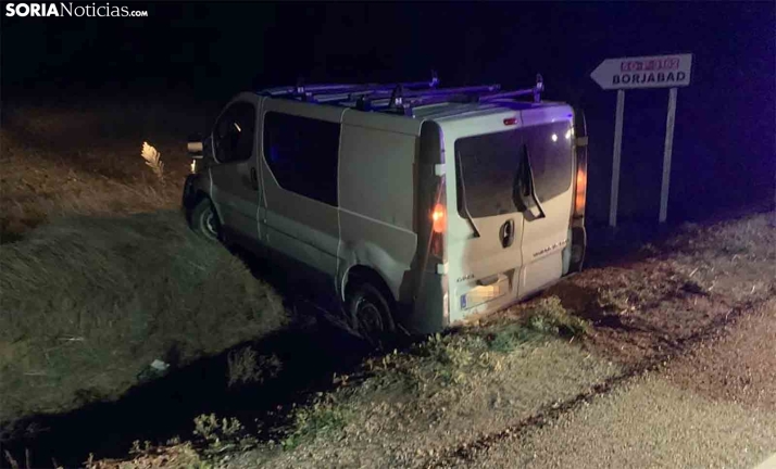 Roban, se dan a la fuga, tienen un accidente y son detenidos por la Guardia Civil de Soria