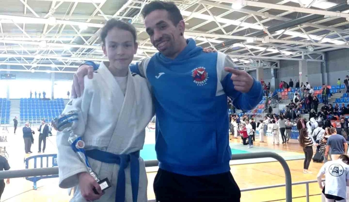 La joven judoca soriana Leonor Blázquez, clasificada para el Nacional Infantil