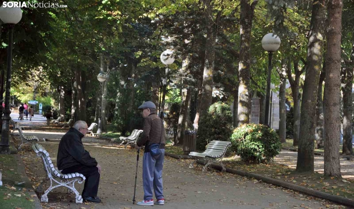 La pensión media en Soria es 52 euros más baja que la media nacional