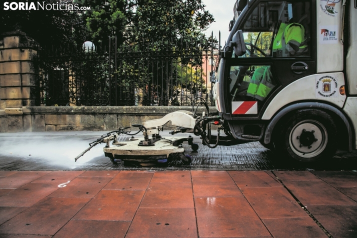 Nuevo servicio de basuras en Soria: renovación de vehículos y contenedores e incremento de plantilla