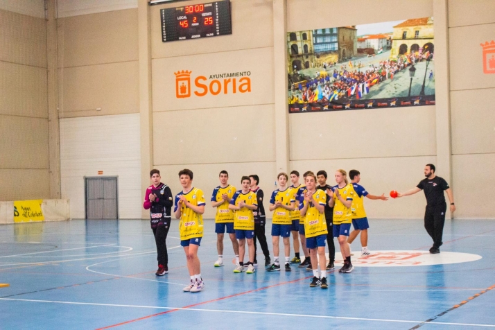 Una victoria y dos derrotas: resumen de la cantera del BM Soria el pasado fin de semana