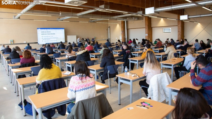 Galería: 700 futuros médicos de Castilla y León se examinan hoy en Soria