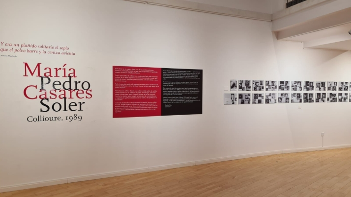 La muestra María Casares, Pedro Soler. Collioure 1989 abrirá sus puertas por última vez mañana domingo