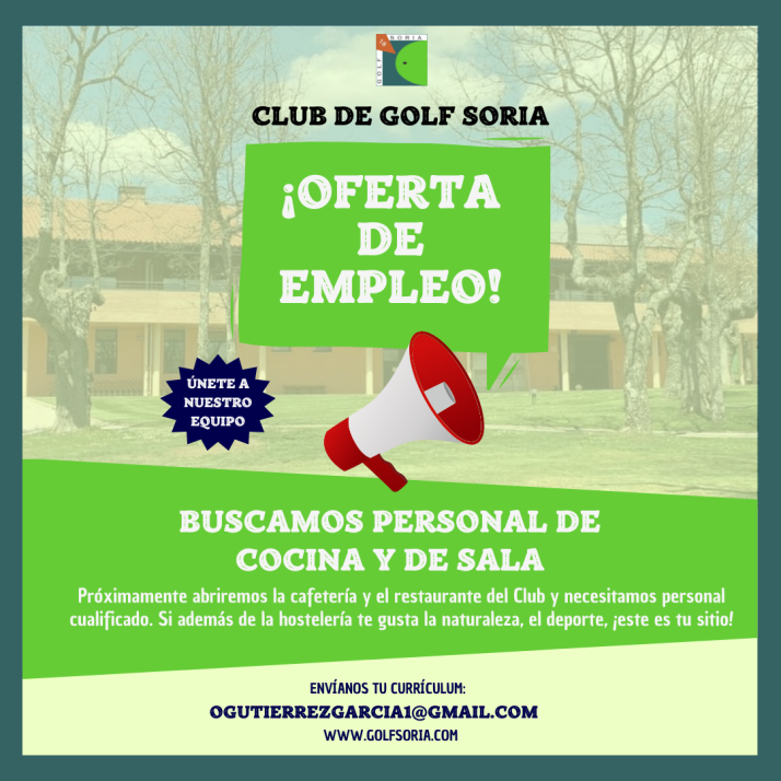 Se busca personal de cocina y sala cerca de Soria