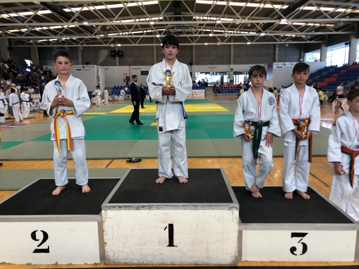 Buena actuación de la cantera soriana de judo en el Autonómico alevín