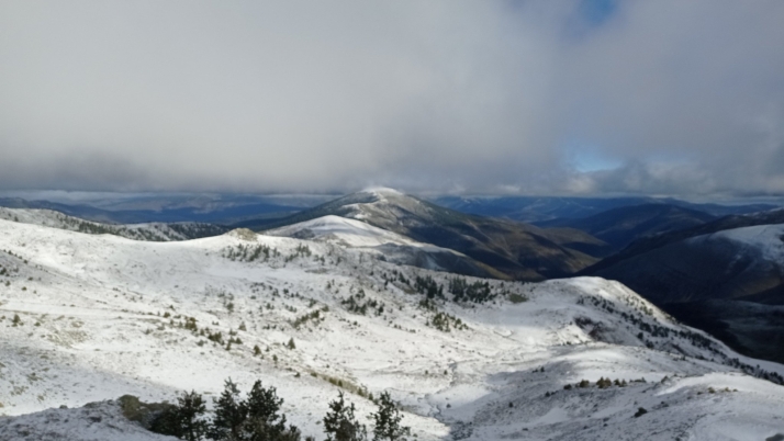 Urbión nevado en el mes de abril. /Agustín Sandoval