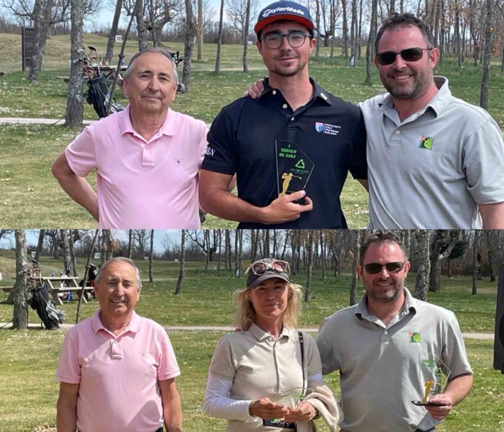 David García Navalpotro e Inés Prado, dominadores del Torneo Deltacinco en el Club de Golf Soria
