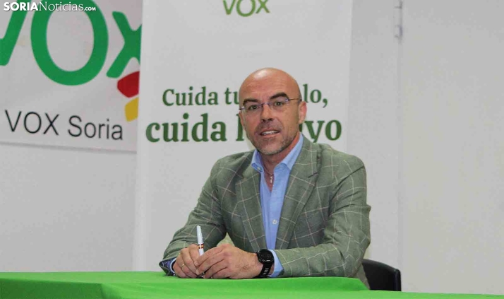 Jorge Buxadé (Vox): En Soria hay pisos patera con 23 personas empadronadas