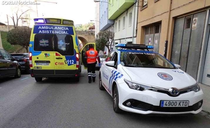 Trasladada en Soria por inhalación de gas