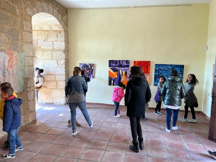 Los alumnos del CRA El Jalón aprenden a valorar el arte contemporáneo