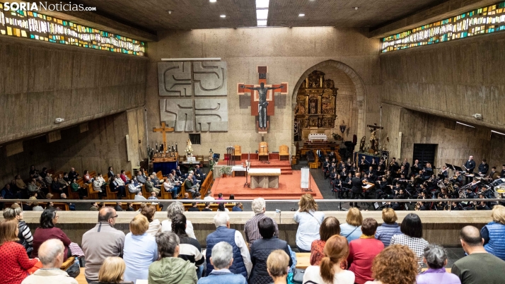 FOTOS | Conmovedor concierto Música con Pasión ofrecido en Sábado Santo por la Banda Municipal de Soria