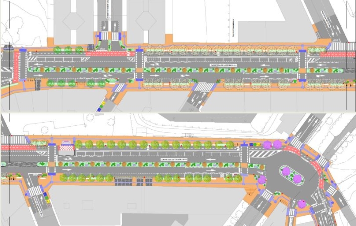 Así quedarán la carretera de Logroño y la subida de la Arboleda con las nuevas travesías