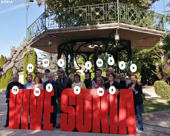 Quién es quién en la candidatura del PSOE a la alcaldía de Soria