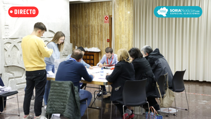 Así hemos vivido en directo la jornada del 28M en Soria: Todos los detalles