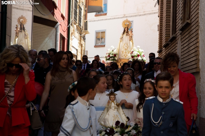 La Virgen de Olmacedo brillará mañana en Ólvega en su día grande