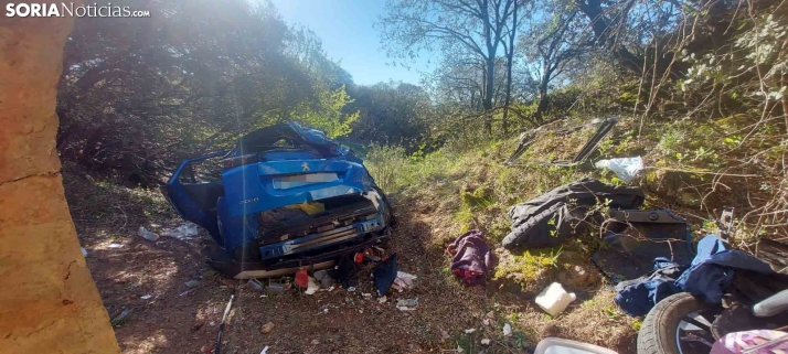 AMPLIACIÓN | Dos fallecidos y tres heridos en la N-122 cerca de Matalebreras