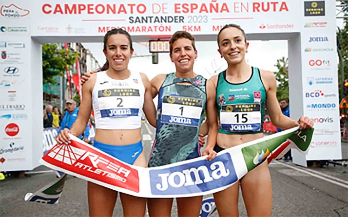 Marta Pérez domina milla en ruta en Santander