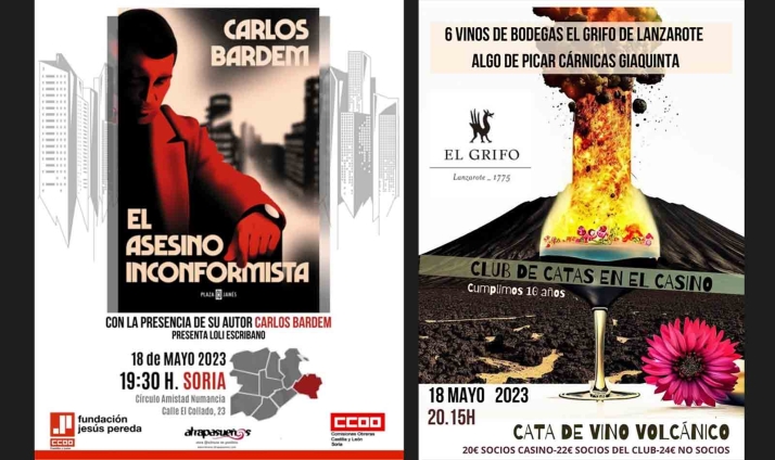 Libro y catas este jueves en el Casino