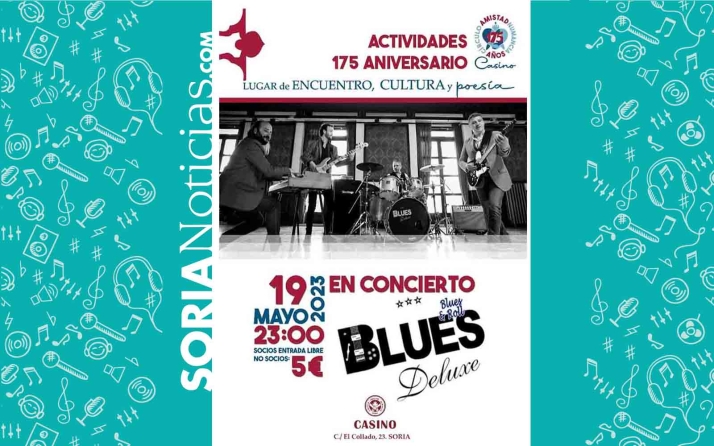 Esta noche, concierto de blues en el Casino 