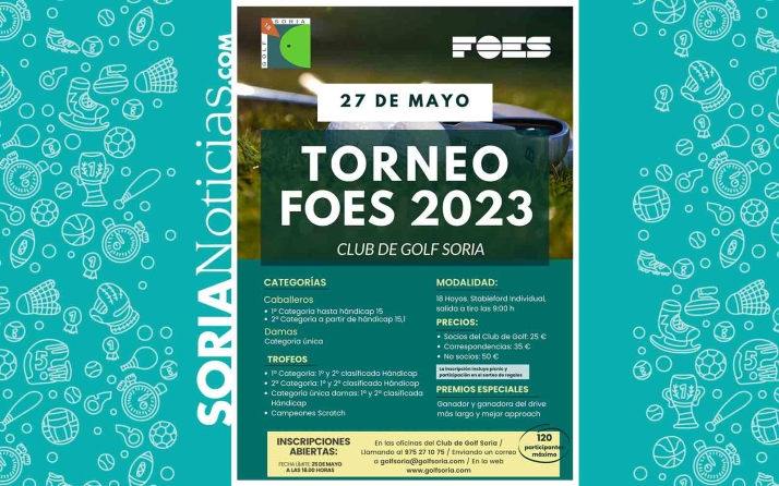 Abren las inscripciones para el torneo FOES 2023 de golf   