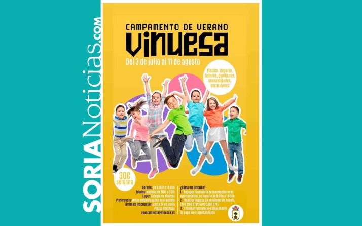 Vinuesa oferta campamento de verano para escolares