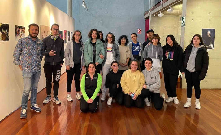 Los participantes en el Certamen de Creación Joven exponen sus proyectos audiovisuales en la Audiencia